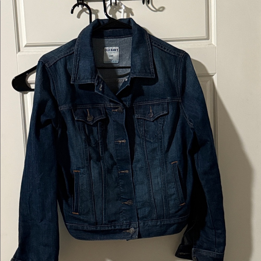 Old Navy Women's Jean Jacket - Deep Indigo